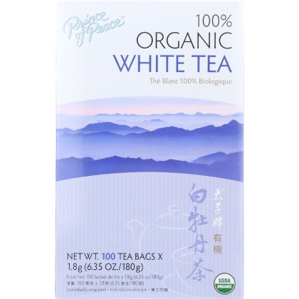 PRINCE OF PEACE: Organic White Tea, 100 bg