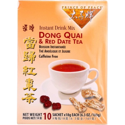 PRINCE OF PEACE: Tea Instant Dong Quai Date, 10 bg