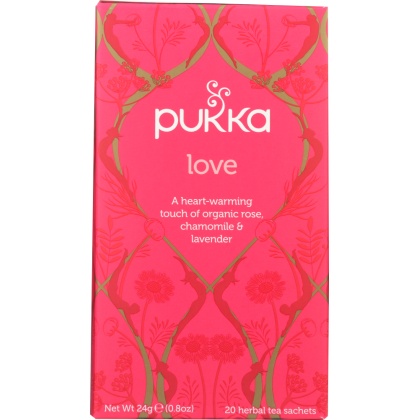 PUKKA HERBS: Love Herbal Tea, 20 bg