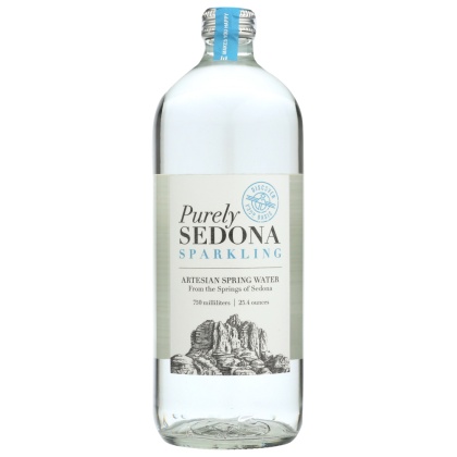 PURELY SEDONA: Sparkling Artesian Spring Water, 25.4 oz