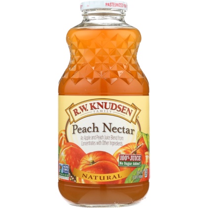 R.W. KNUDSEN FAMILY: Peach Nectar Juice, 32 oz