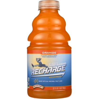 R.W. KNUDSEN: Recharge Orange Sports Drink, 32 fo