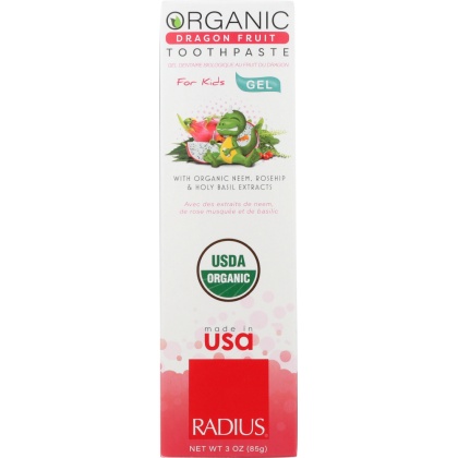 RADIUS: Children\'s Dragon Fruit Gel Toothpaste, 3 oz