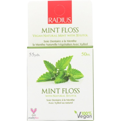 RADIUS: Floss 55 Yards Mint Vegan, 1 ea