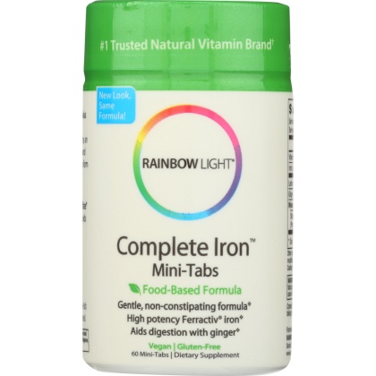 RAINBOW LIGHT: Complete Iron System, 60 tb