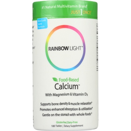 RAINBOW LIGHT: Food-Based Calcium, 180 Tablets