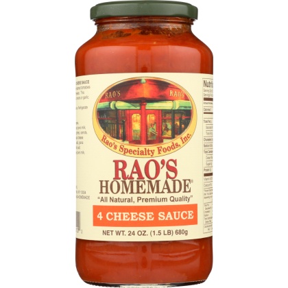 RAO\'S HOMEMADE: 4 Cheese Sauce, 24 oz