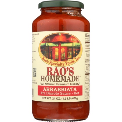 RAO\'S HOMEMADE: Hot Arrabbiata Fra Diavolo Sauce, 24 oz