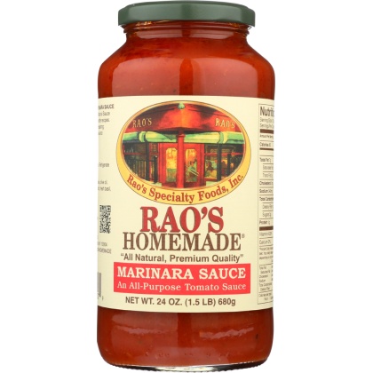 RAO\'S HOMEMADE: Marinara Sauce, 24 oz