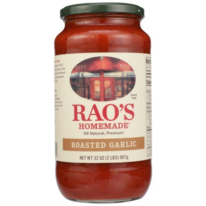 RAO\'S HOMEMADE: Roasted Garlic Sauce, 32 oz