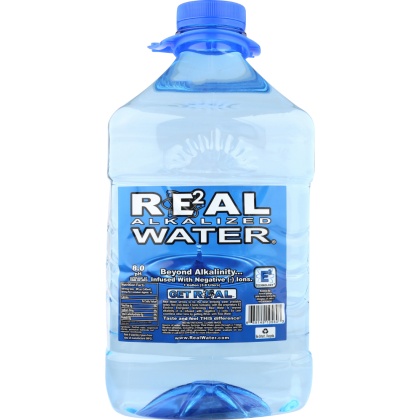 REAL WATER: Water Bottled Alkalized, 1 ga