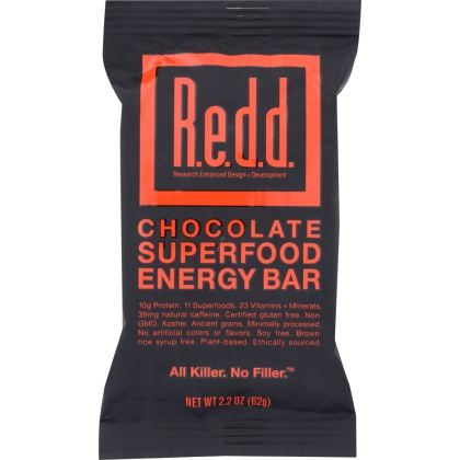 REDD BAR: BAR ENERGY CHOCOLATE (2.200 OZ)