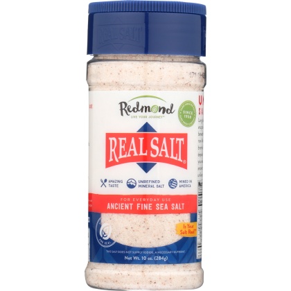 REDMOND: Realsalt Nature\'s First Sea Salt Fine, 9 oz