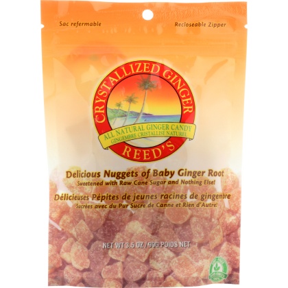 REED\'S: Crystallized Ginger Candy, 3.5 oz