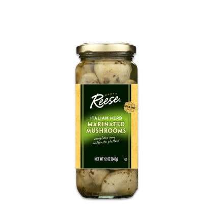 REESE: Herb Italian Marinated Mushrooms, 12 oz