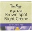 REVIVA LABS: Brown Spot Night Cream with Kojic Acid, 1.5 oz