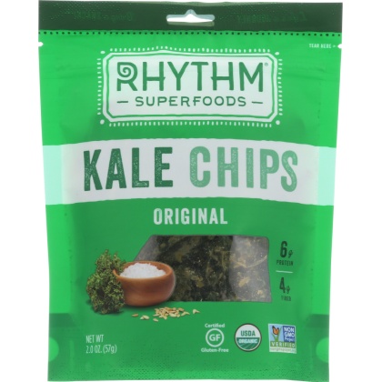 RHYTHM SUPERFOODS: Kale Chips Original, 2 oz