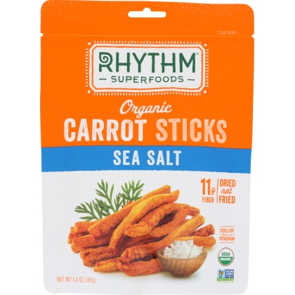 RHYTHM SUPERFOODS: Organic Seal Salt Carrot Sticks, 1.4 oz