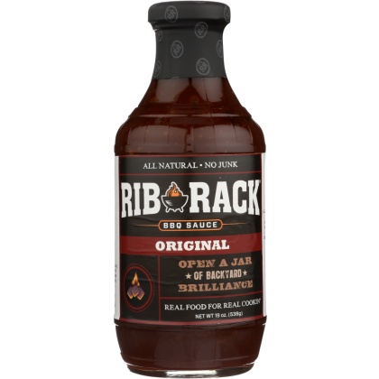 RIB RACK: Original BBQ Sauce, 19 oz