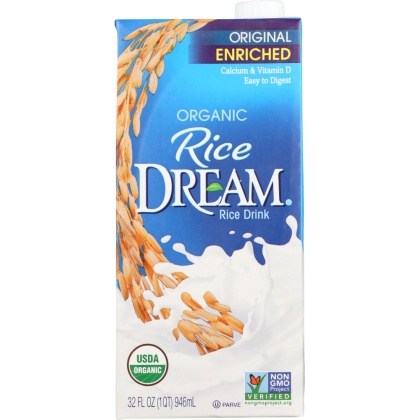 RICE DREAM: Organic Rice Drink Enriched Original, 32 Oz