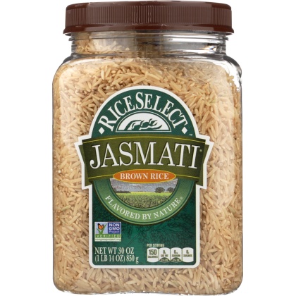 RICESELECT: Jasmati Brown Rice, 30 oz