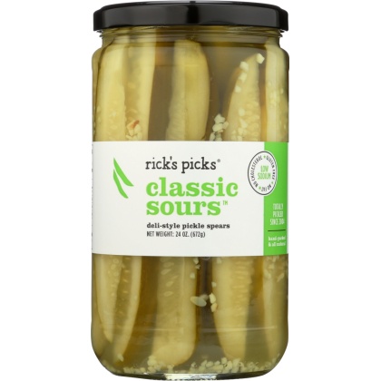 RICKS PICKS: Classic Sours Pickles, 24 oz