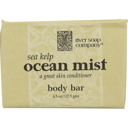 RIVER SOAP COMPANY: Sea Kelp Ocean Mist Body Bar, 4.5 oz