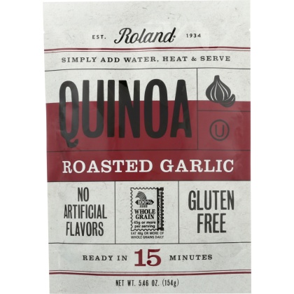 ROLAND: Quinoa Gluten Free Roasted Garlic, 5.46 oz