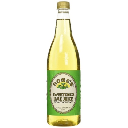 ROSES: Sweetened Lime Juice Plastic Bottle, 33.8 oz