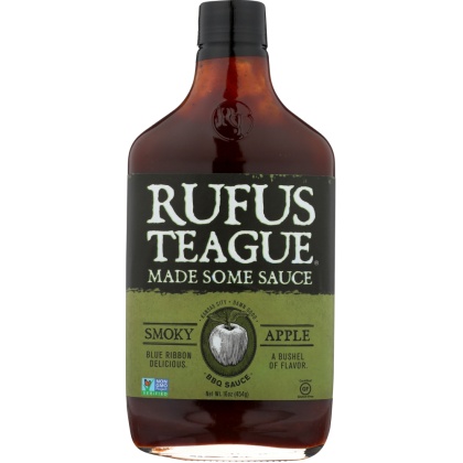 RUFUS TEAGUE: BBQ Sauce Smoky Apple, 16 oz