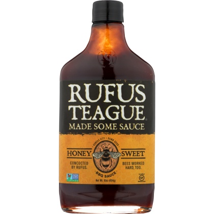 RUFUS TEAGUE: Honey Sweet Barbecue Sauce, 16 oz