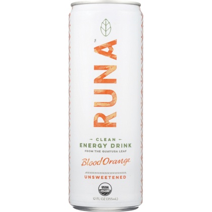 RUNA: Blood Orange Clean Energy Drink, 12 oz