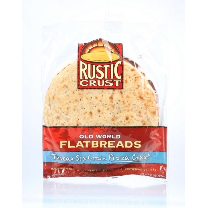 RUSTIC CRUST: Tuscan Six Grain Pizza Crust 12in, 13 oz