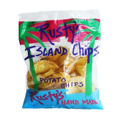 RUSTY\'S: Island Chips, 3 oz