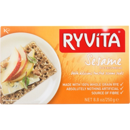 RYVITA: Crispbread Sesame Rye, 8.8 oz