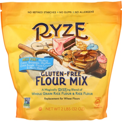 RYZE: Gluten Free Flour Mix Yellow Bag, 32 oz