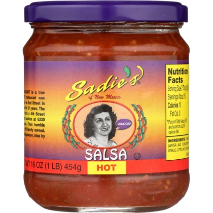 SADIE\'S: Hot Salsa, 16 oz