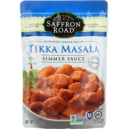 SAFFRON ROAD: Tikka Masala Simmer Sauce, 7 oz