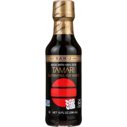 SAN-J: Gluten Free Tamari Soy Sauce, 10 Oz