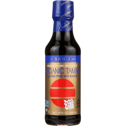 SAN-J: Organic Wheat Free Tamari Soy Sauce, 10 Oz