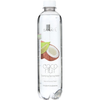 SANAVI: Water Sparkling Spring Coconut, 17 fo