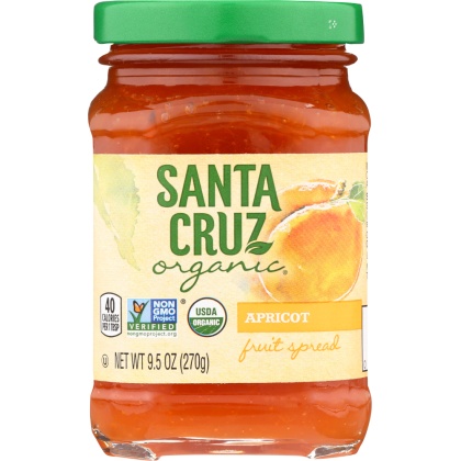 SANTA CRUZ: Fruit Spread Apricot, 9.5 oz