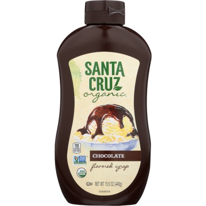 SANTA CRUZ: Syrup Chocolate Organic, 15.5 oz