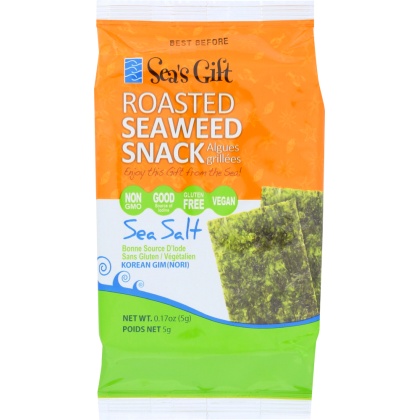 SEA\'S GIFT: Roasted Seaweed Snack, .17 oz