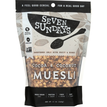 SEVEN SUNDAYS: Muesli Cocoa Coconut, 12 oz