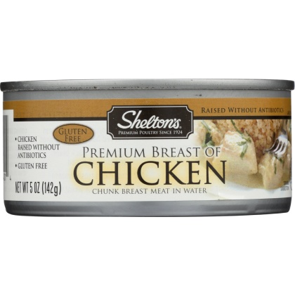 SHELTON\'S: Premium Breast of Chicken in Water, 5 oz