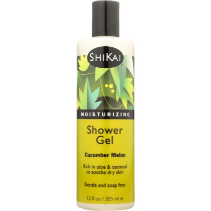 SHIKAI: All Natural Moisturizing Shower Gel Cucumber Melon, 12 oz