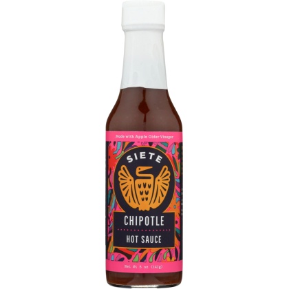 SIETE: Chipotle Hot Sauce, 5 oz