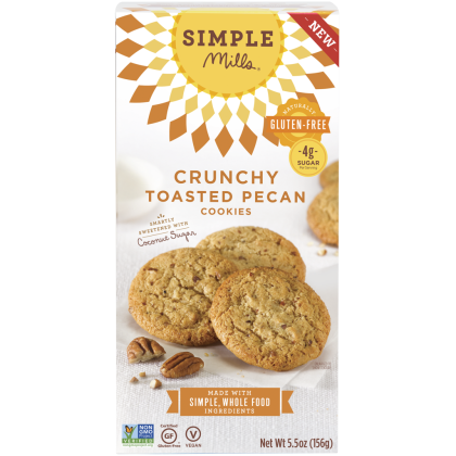 SIMPLE MILLS: COOKIES CRNCHY TSTD PECAN (5.500 OZ)