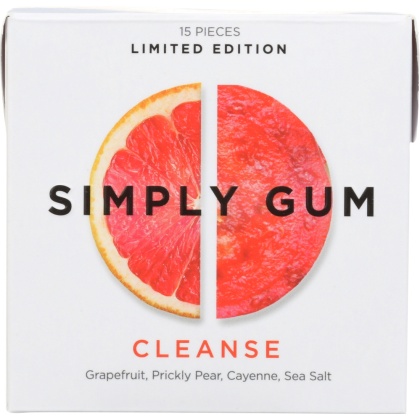 SIMPLY GUM: Cleanse Gum, 15 pc